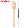 WOODEN Disposable Forks