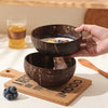 Coconut Wood Bowl Set