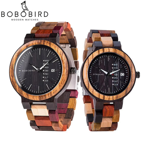 Colorful Wood Watch