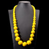 Chunky Beaded Pendant Necklace