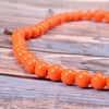 Chunky Beaded Pendant Necklace