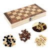 Wooden Chess Board Folds Up