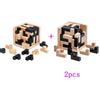 Wooden Rubik's Cube Puzzle