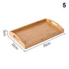 WOODEN Food Tray
