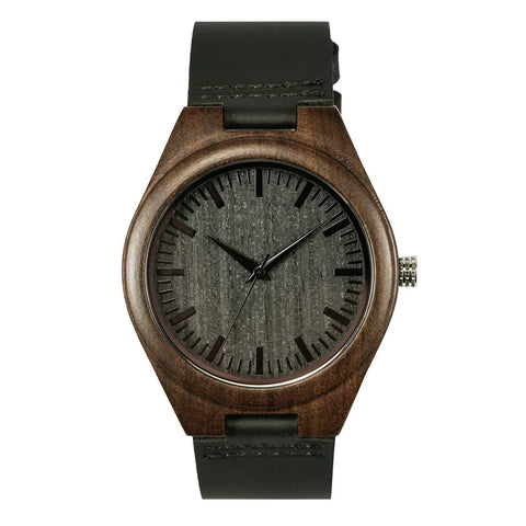 Black Wooden Watch