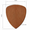 Wood Guitar Picks 26*30mm