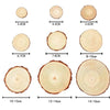 Natural Wood Round Coasters