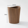 Wood Grain Trash Can