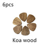 Wood Guitar Picks 26*30mm