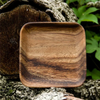 Square Wooden Plate