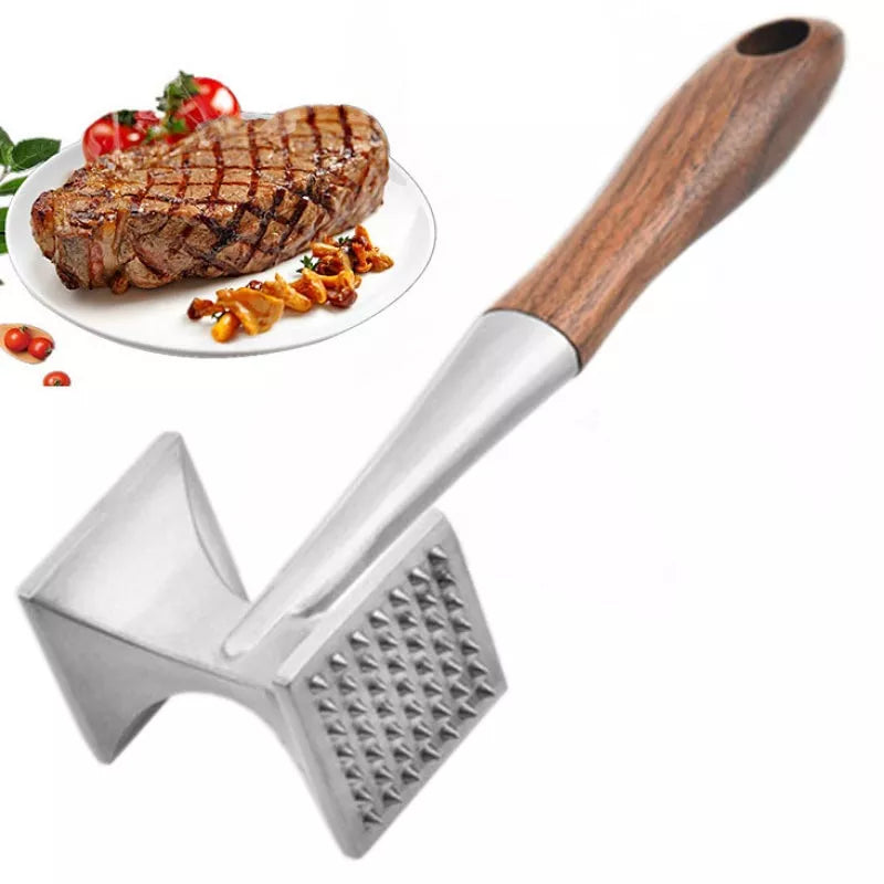 Free Shipping Meat Tenderizer With Stainless Steel Prongs For Meat