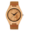 Leather Wood Watch