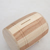 Wood Drum Piggy Bank