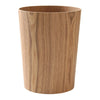 Wood Grain Trash Can