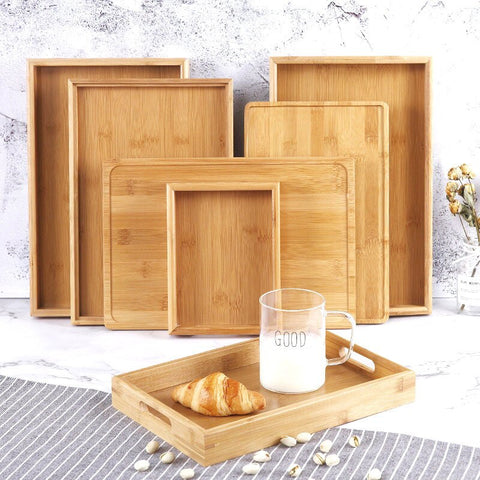 WOODEN Food Tray