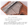 17 Key African Marimba Wood Thumb Piano