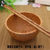 Coconut Wood Bowl Set (Inc Spoon & Chopsticks)