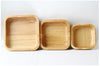 Square Wood Bowl - 4 Sizes