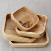 Square Wood Bowl - 4 Sizes