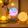 Round Moon Table Lamp