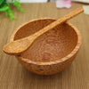 Coconut Wood Bowl Set (Inc Spoon & Chopsticks)