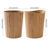 Wood Grain Trash Can