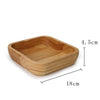 Square Wood Bowl - 4 Sizes