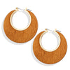 Geometric Earrings - Wood