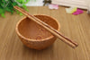 Coconut Wood Bowl Set (Inc Spoon & Chopsticks)