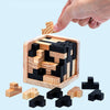 Wooden Rubik's Cube Puzzle