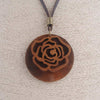 Vintage Wood Leather Necklace