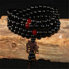 Wooden Rosary Beads Necklace