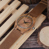 Leather Wood Watch