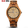 Wood Leather Watch