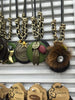 Vintage Wood Leather Necklace