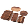 Wooden Kitchen Set Of Trays And Plates