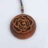 Vintage Wood Leather Necklace