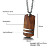Rosewood Necklace Mens