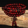 Wooden Rosary Beads Necklace