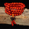 Wooden Rosary Beads Necklace