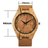 Leather Wood Watch