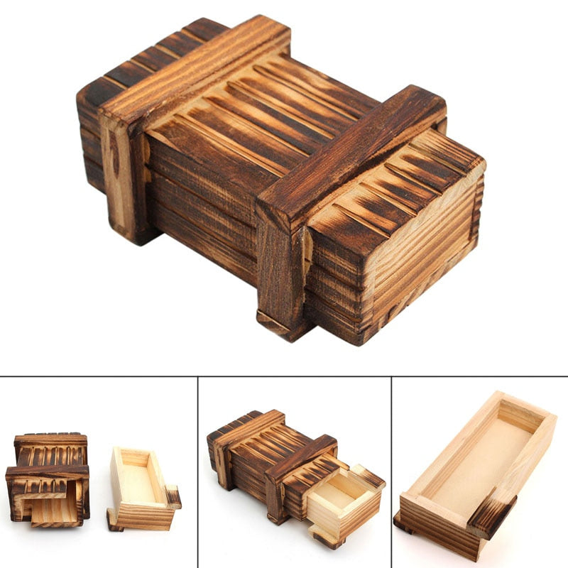 3D Wooden Box Puzzle - Escape Room Puzzle Box