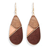 Geometric Earrings - Wood