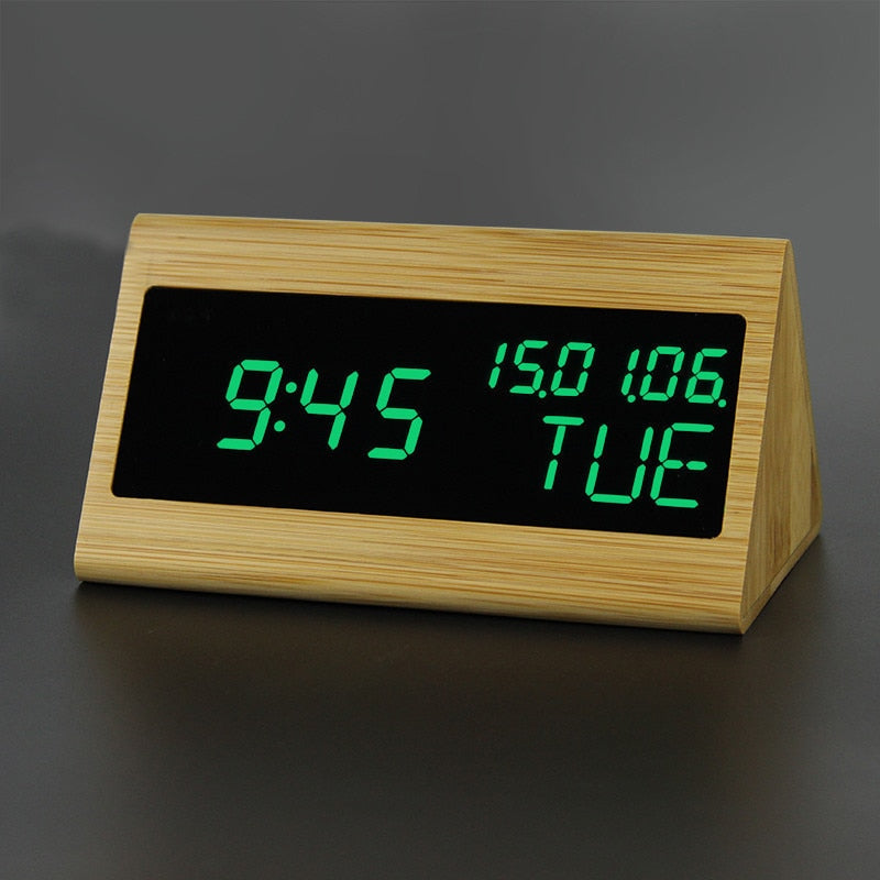 BUY Cube Alarm Clock ON SALE NOW! - Wooden Earth