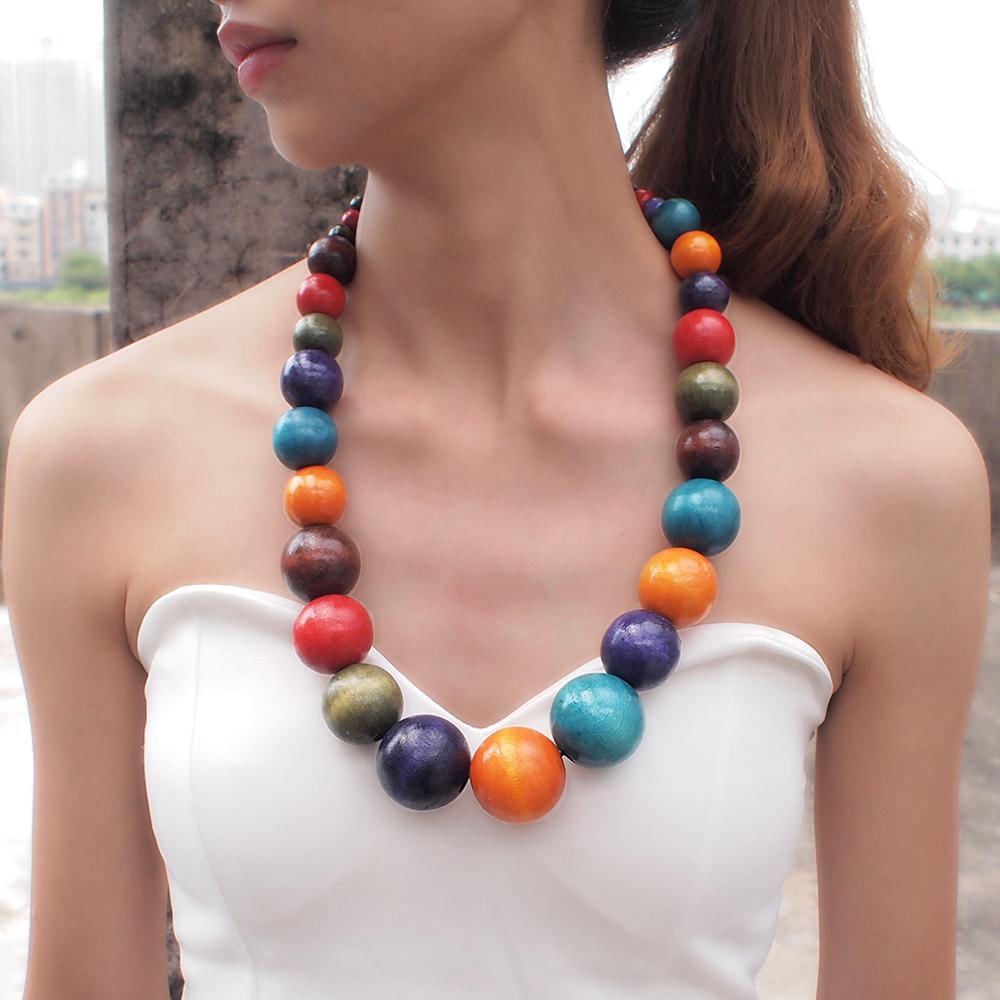 Chunky Bead Necklaces for Women – JewelryByTm
