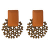 Geometric Earrings - Wood