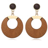 Geometric Earrings - Wood