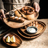 Wooden Dessert Plates