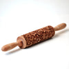 Rolling Pin For Baking (Engraved Designs)