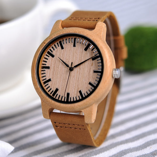 Vintage Style Wood Watch